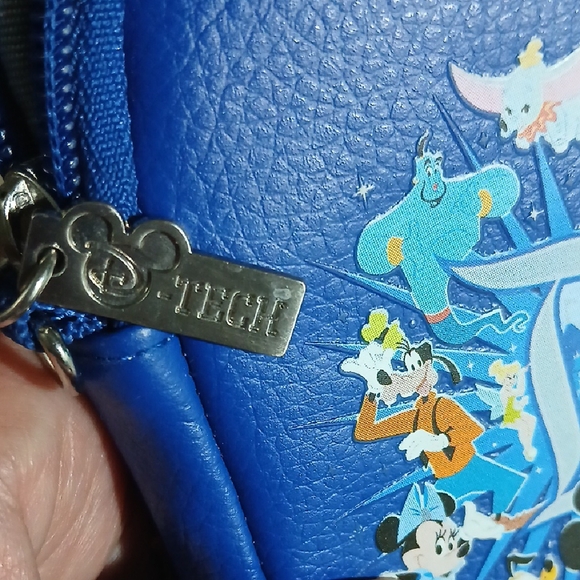 Disney Blue Wristlet with Castle and Mickey Graphic - Picture 3 of 4